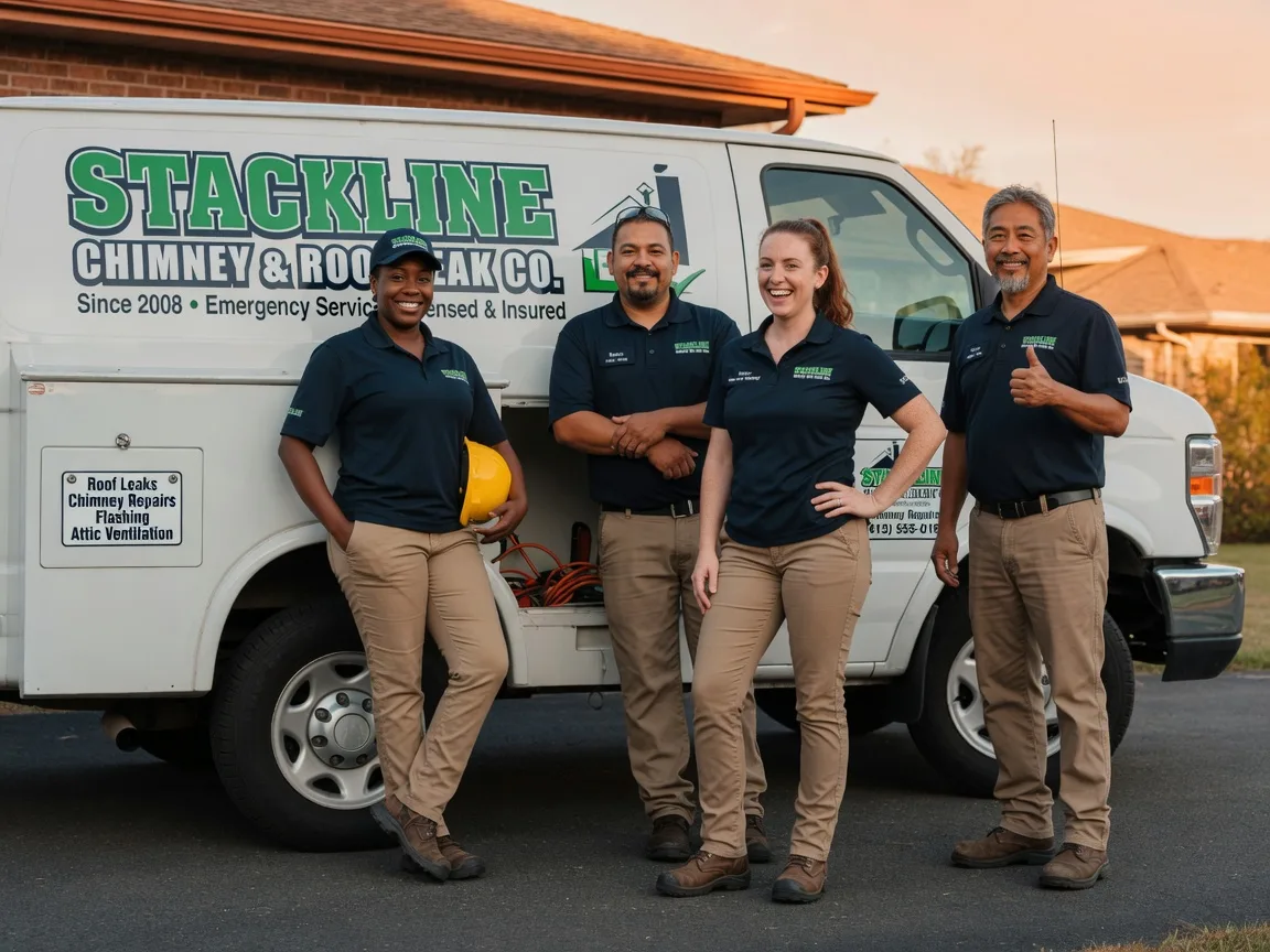 Chimney flashing repair company in Bear Creek, PA
